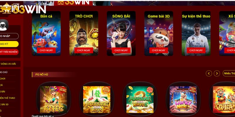 33WIN xây dựng giao diện hiện đại